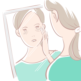 いつも鏡を見て落ち込んでしまう